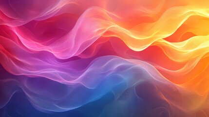Obraz premium Abstract background with swirling rainbow colors, evoking the energy and spirit of the LGBT community