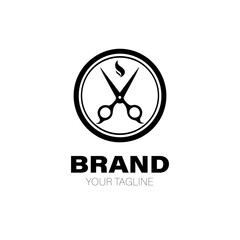 Barber Shop Logo. Barber Shop Logo Design. Barber Shop Logo Brand. Barber Shop Logo Vector Design Isolated on White Background