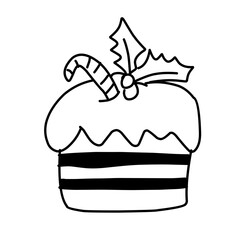 Winter and Christmas elements