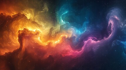 Abstract background with swirling rainbow colors, evoking the energy and spirit of the LGBT community