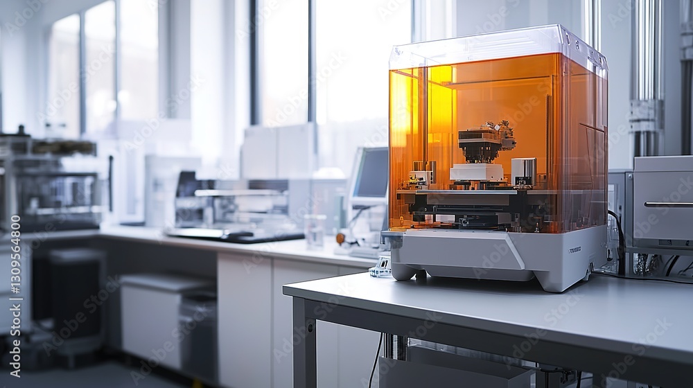 Poster a digital twin ai system optimizing 3d printing for automated manufacturing.