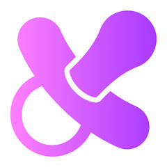 pacifier gradient icon