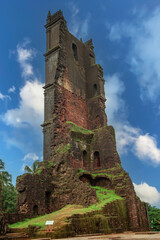 The ruins of St. Augustine india goa tourism 