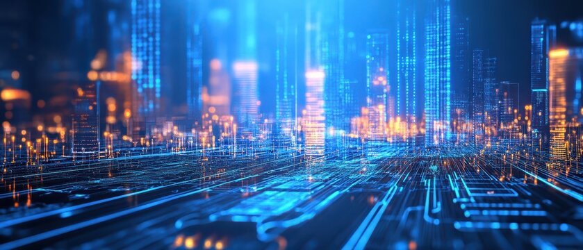 AIdriven quantum sensor monitoring environmental changes in a futuristic smart city