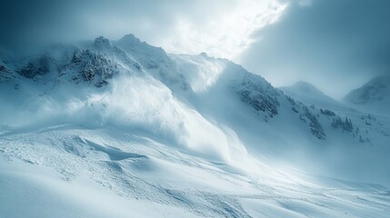 Obraz premium Snow Avalanche 