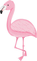 watercolor flamingo