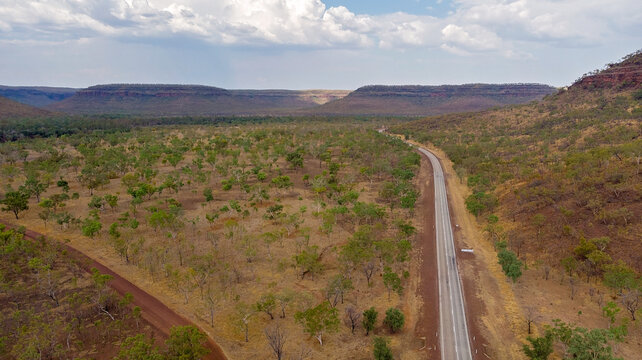 Drone images of remote area in Western Australia