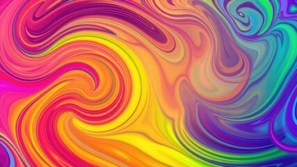 Obraz premium Vibrant Abstract Background with Swirling Colors, swirling, colorful, psychedelic