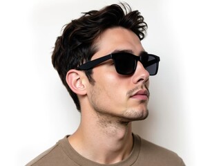 Obraz premium Young Man Wearing Black Sunglasses