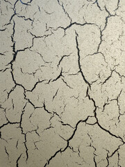 Natural authentic crackles in a surface background