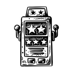 Vintage Style Casino Illustrations