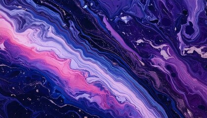 Twilight Sky Marble blending twilight purple, pink, and indigo. 