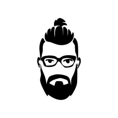 combination of style and elegance in the iconic logo of the man with glasses