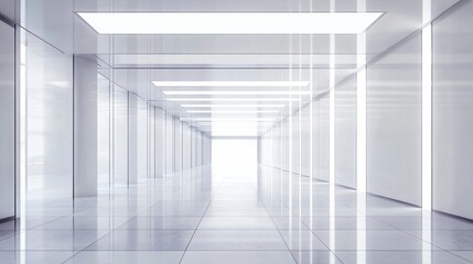 Obraz premium Spacious modern conference room with copy space