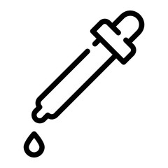 ampoule line icon