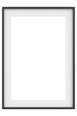 Obraz premium Picture frame. Portrait frame. 3D illustration.
