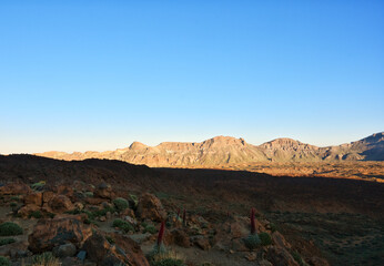 Scenic view of landscape in central Tenerife