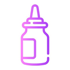 eye drops gradient icon
