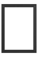 Picture frame. Portrait frame. 3D illustration.