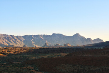 Scenic view of landscape in central Tenerife