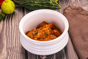 Indian cuisine - Prawns malabar masala