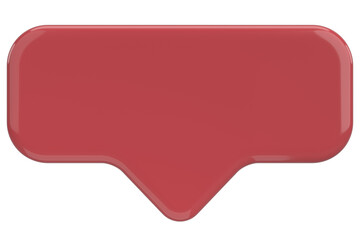 Price tag. Text box. 3D illustration.