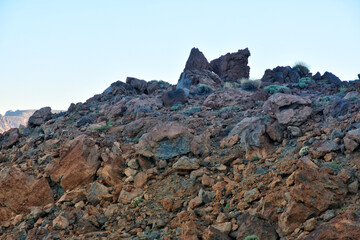 volcanic rocks in central Tenerife