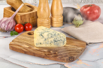 Dor blue cheese with mold