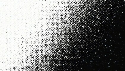 Obraz premium Black & white halftone pattern, dynamic diagonal speed effect , geometric, optical, style