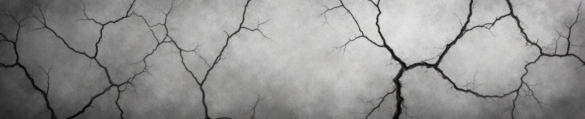 Obraz premium Cracked gray backdrop, heavy scratching, faded appearance, retro, rustic, concrete