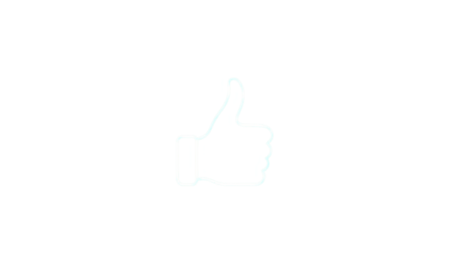 Photo of white thumbs-up like button isolated on transparent background.png
