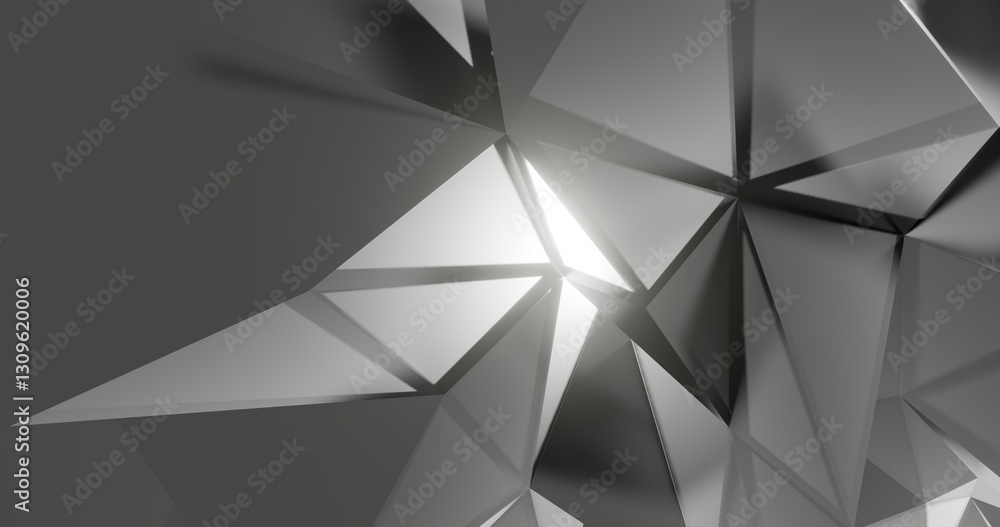 Aufkleber abstract gray background geometric pattern of design 3d render