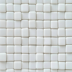 White Square 3D Background Texture