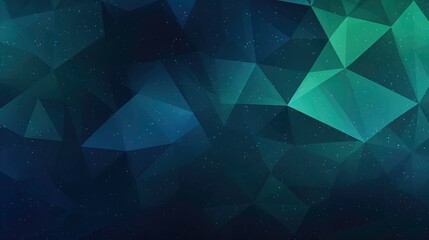 Abstract Geometric Background of Deep Teal and Teal Triangles