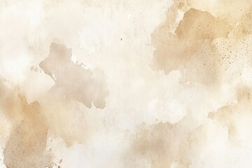 Fototapeta premium Vintage Watercolor Texture Background in Warm Beige Tones