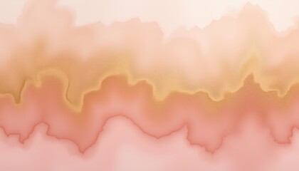 Obraz premium Soft peach and pink watercolor texture with gentle wavy patterns on light background