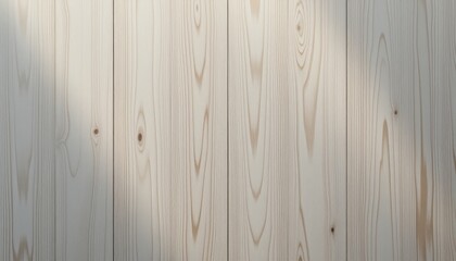 Fototapeta premium White Wood Panel with Horizontal Grains