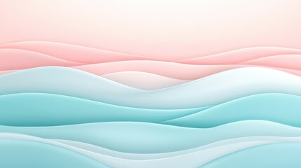 Obraz premium Abstract pastel background, soft flowing shapes and soothing hues for modern design