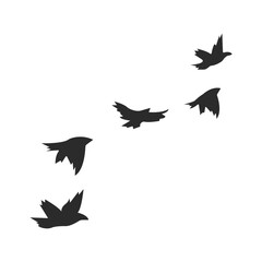 Flying Birds Silhouette
