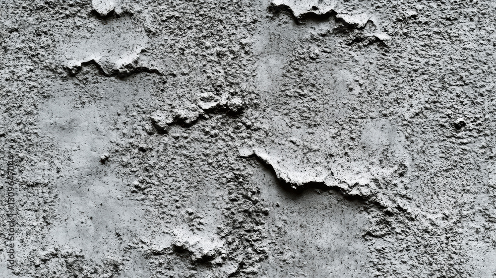 Poster a textured surface showing peeling layers of material, creating an abstract, weathered appearance wi
