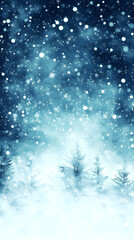 Fototapeta premium Winter Wonderland Background Image