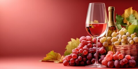 Fototapeta premium Elegant Wine Banner