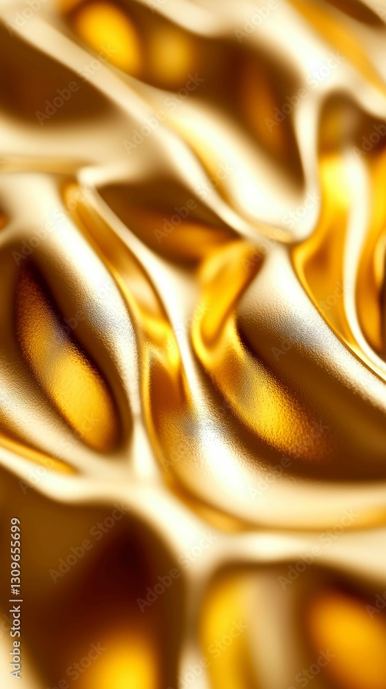 Poster abstract artistic golden texture background wrinkled liquid design decorative shiny and smooth patte