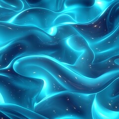 Obraz premium Abstract Blue Liquid Swirling Light Flowing Texture
