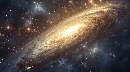 Obraz premium Gaze Into the Cosmic Abyss of Ethereal Marvels and Stellar Beauty