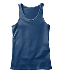 PNG blue tank top, transparent background