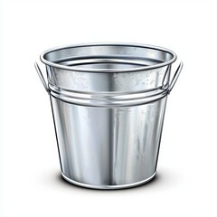 A vibrant and colorful bucket placed on a wooden surface with natural light highlighting its features and texture