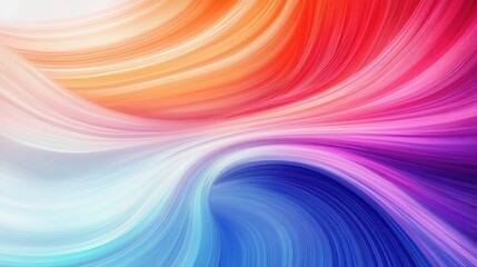 Abstract background with colorful lines and curves- light colors- gradient color scheme- motion blur effect.