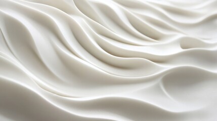 Obraz premium Mesmerizing White Sand Dunes Sculpted by Wind in Scenic Landscape