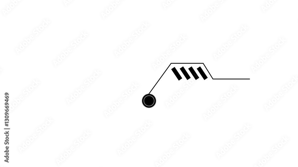 Poster hud callout rectangle text box animation. simple hud elements frame lines callout animation for text